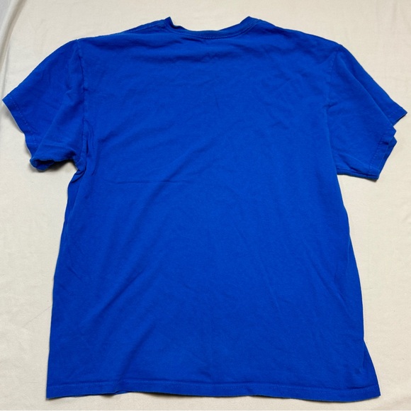 New York Giants Football TSHirt Unisex Large Blue NY Sports Athlete Short Sleeve - Picture 3 of 7